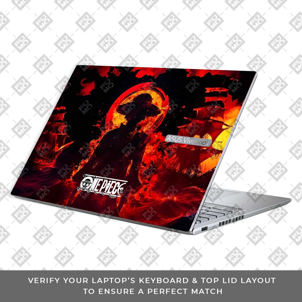 Luffy's Burning Tide Asus Vivobook 16X M1603QA Laptop Skin Laptop Skin