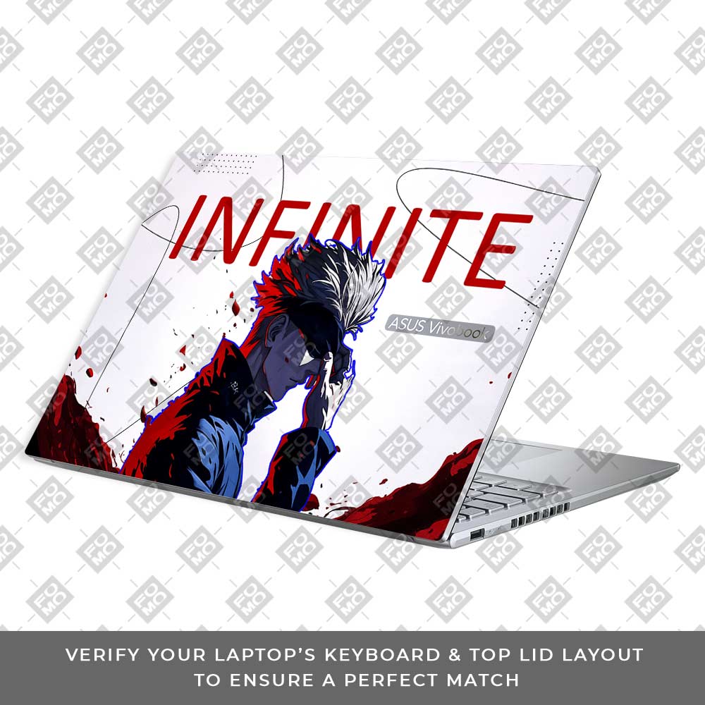 JJK Satoru Gojo Asus Vivobook 16X M1603QA Laptop Skin Laptop Skin