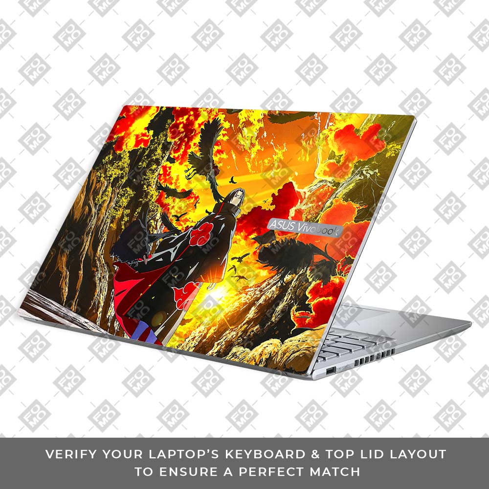 Itachi with Flock of Crows Asus Vivobook 16X M1603QA Laptop Skin Laptop Skin