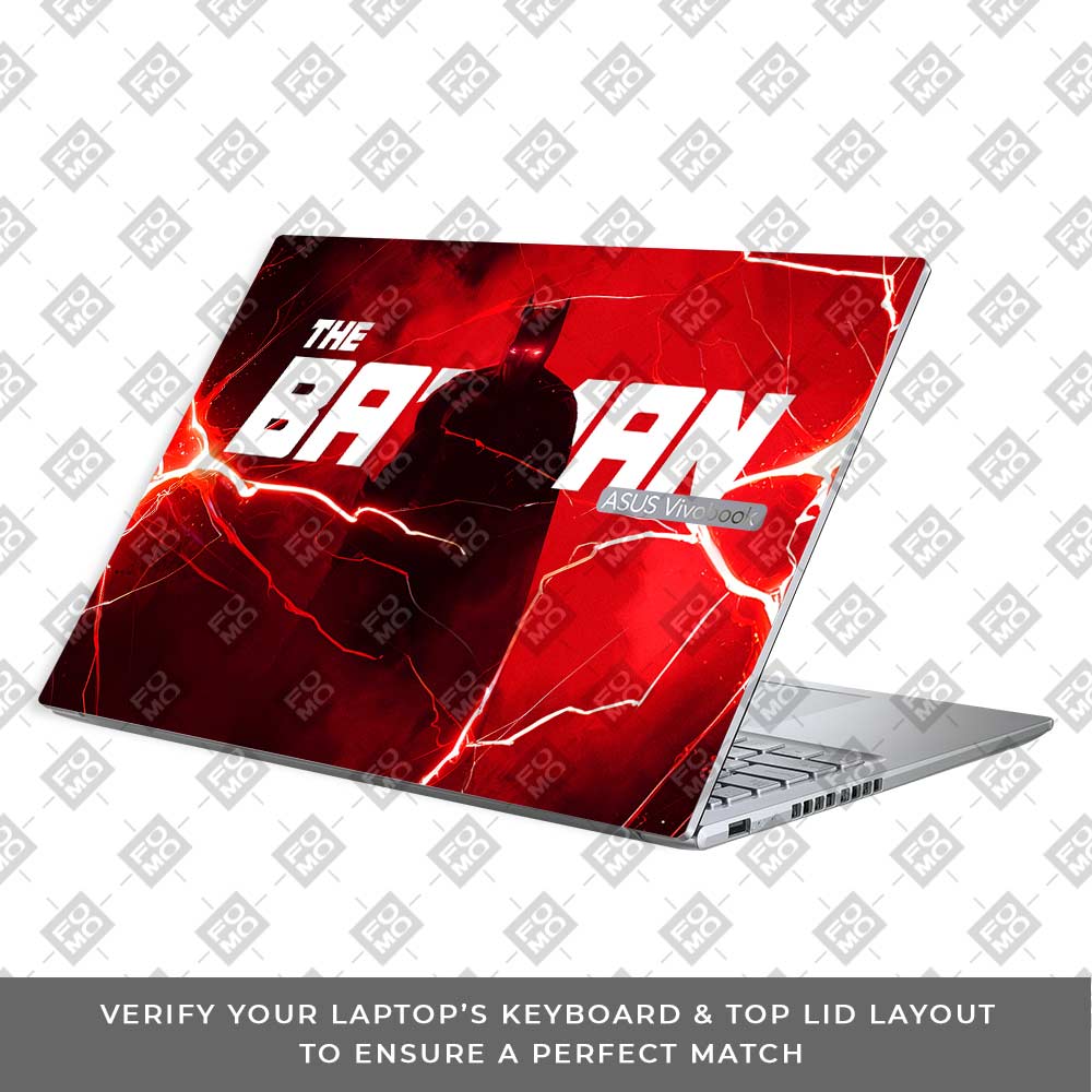Red Rage Batman Asus Vivobook 16X M1603QA 3D Laptop Skin