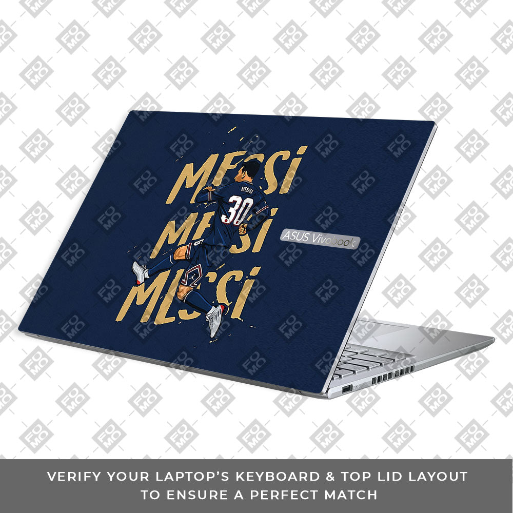 Messi Motion Masterpiece Asus Vivobook 16X M1603QA Laptop Skin
