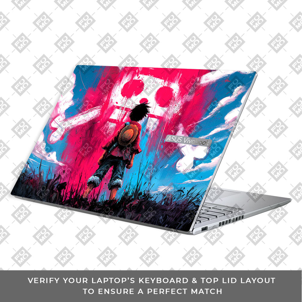 Straw Hat Graffiti One Piece Asus Vivobook 16X M1603QA Laptop Skin