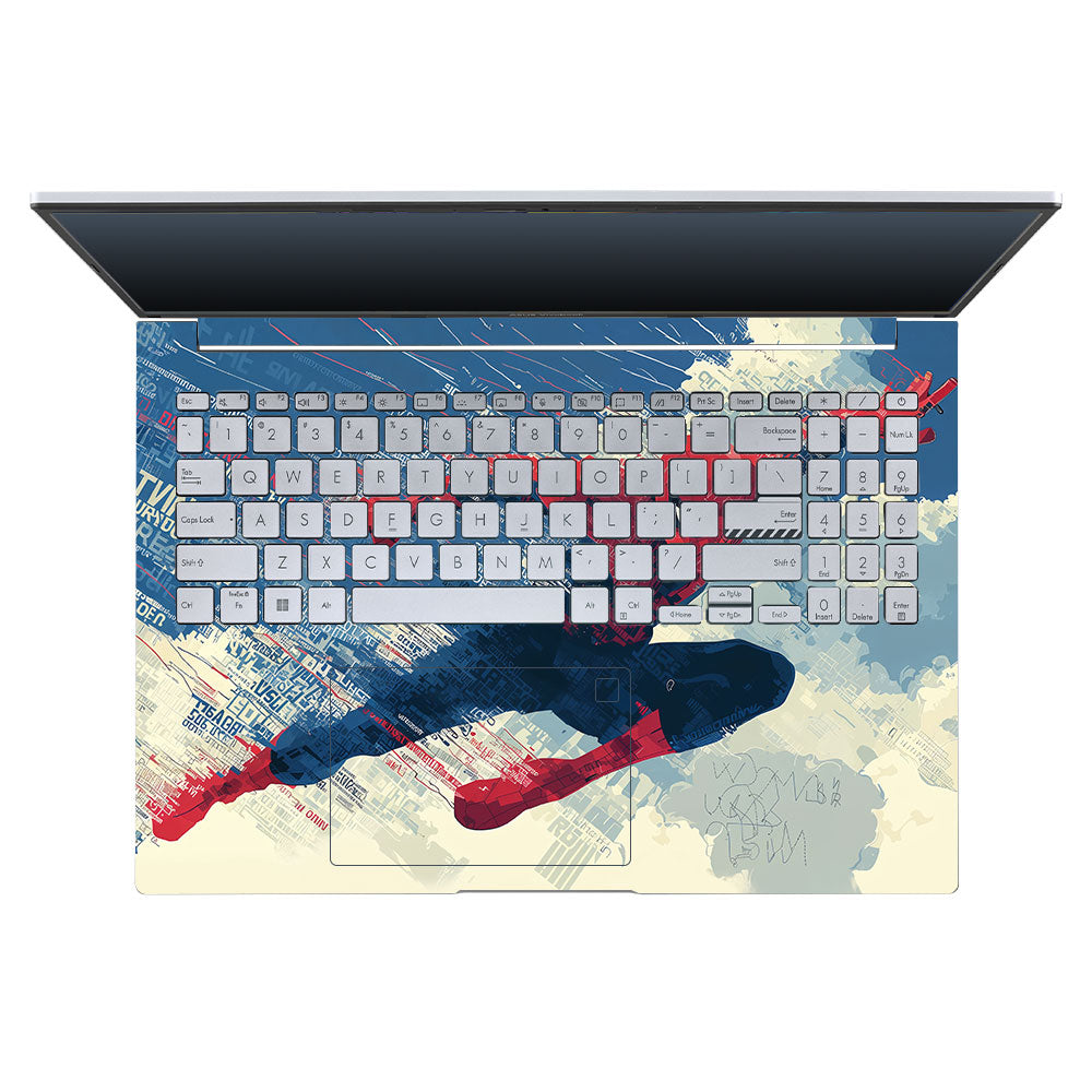 Spiderman Velocity Asus Vivobook 16X M1603QA Laptop Skin