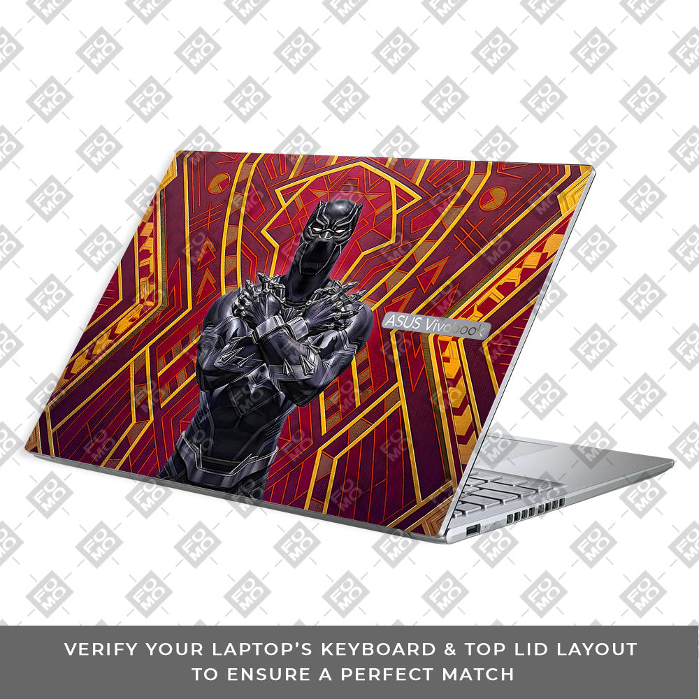 Wakanda Royal Power Asus Vivobook 16X M1603QA 3D Laptop Skin