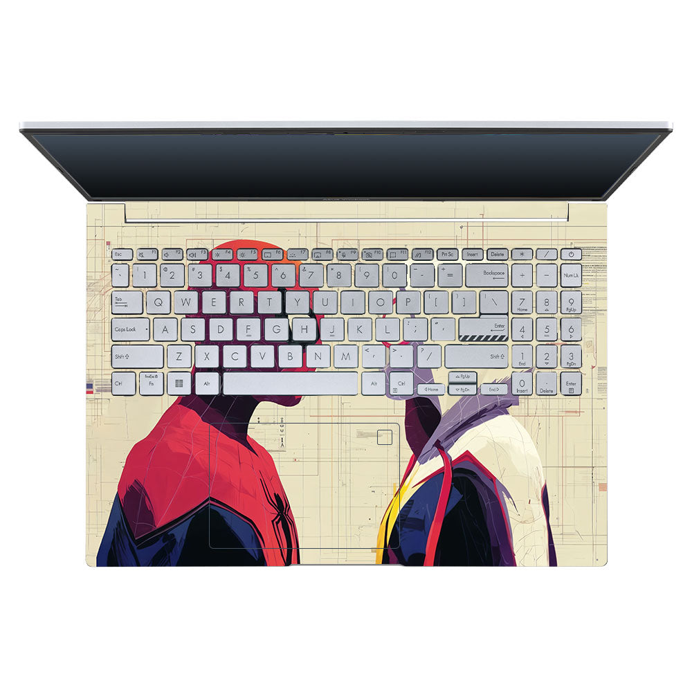 Spider Man X Spider Gwen Asus Vivobook 16X M1603QA Laptop Skin