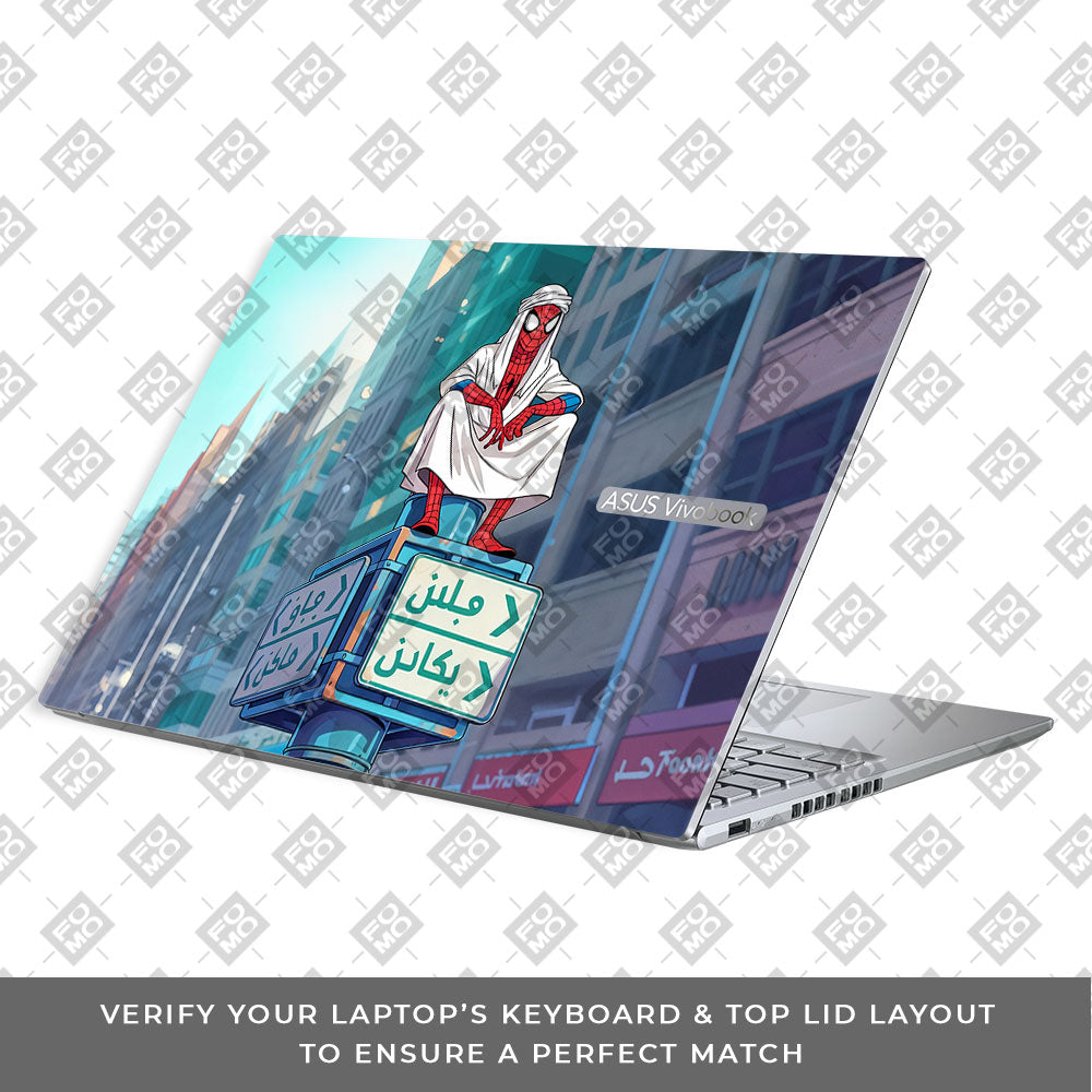 Arabian Spider Man Asus Vivobook 16X M1603QA Laptop Skin