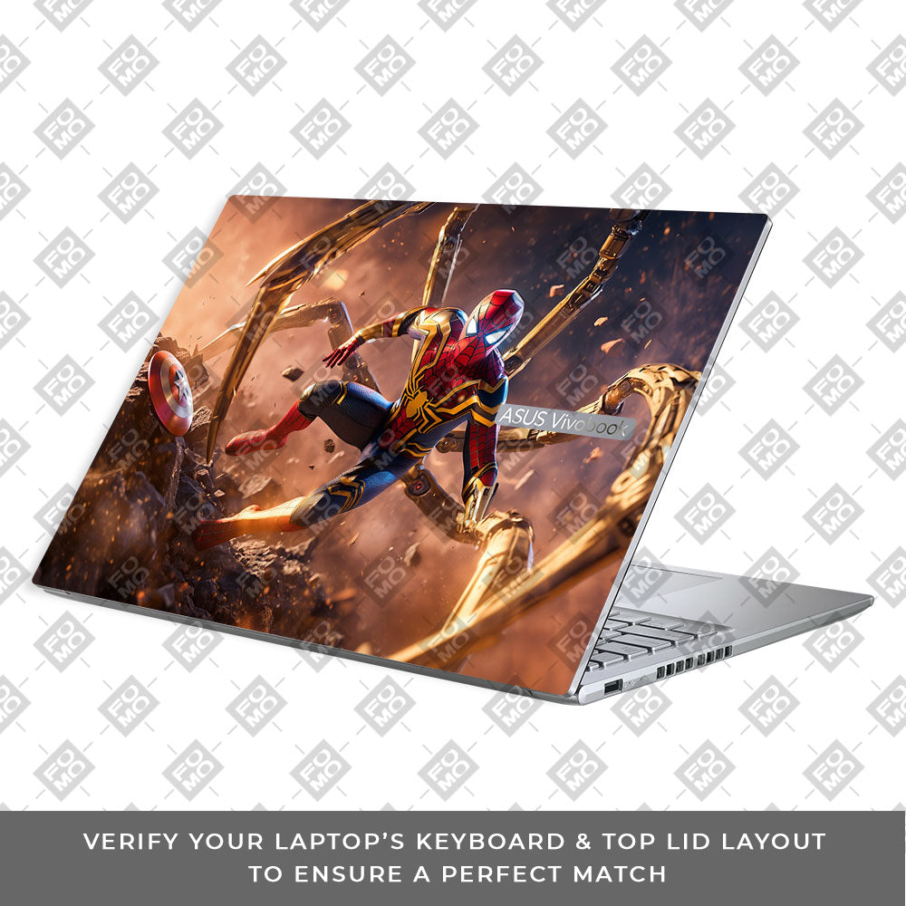 Spider Man Mech Arms Asus Vivobook 16X M1603QA Laptop Skin