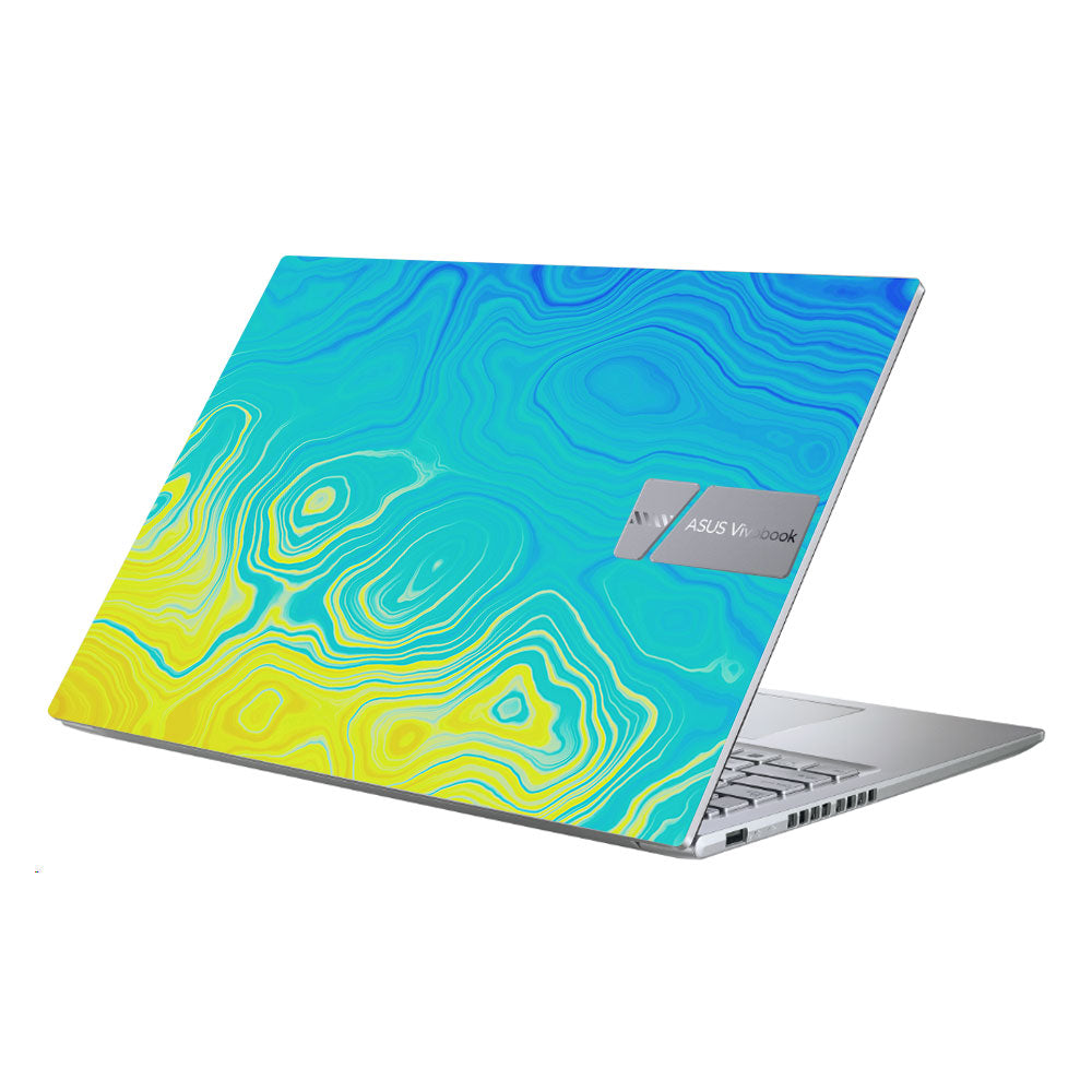 Ocean Gradient Waves Asus Vivobook X1605ZA Laptop Skin