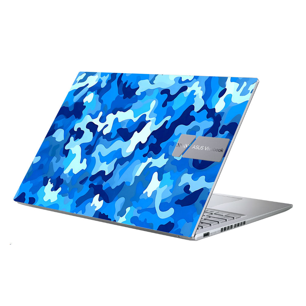 Arctic Blue Camo Pattern Asus Vivobook X1605ZA Laptop Skin