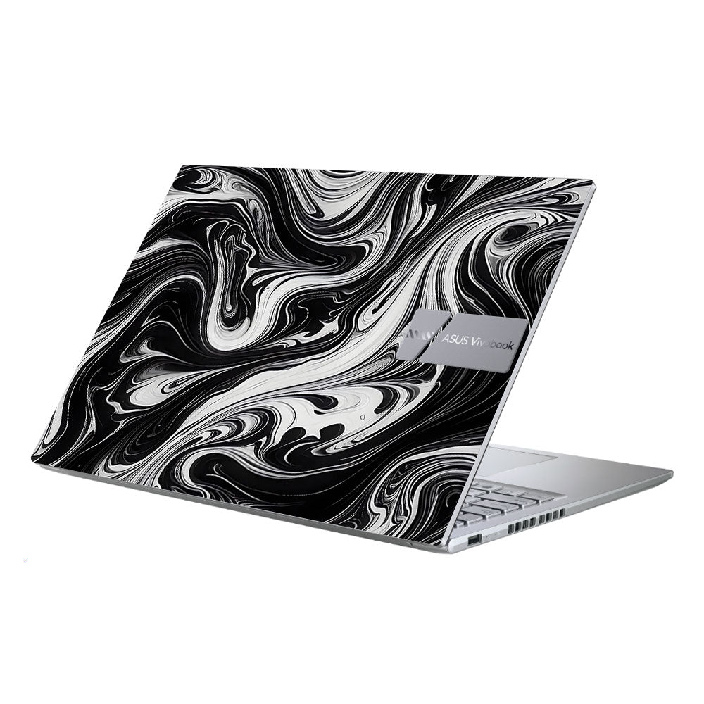 Black and White Marble Asus Vivobook X1605ZA Laptop Skin