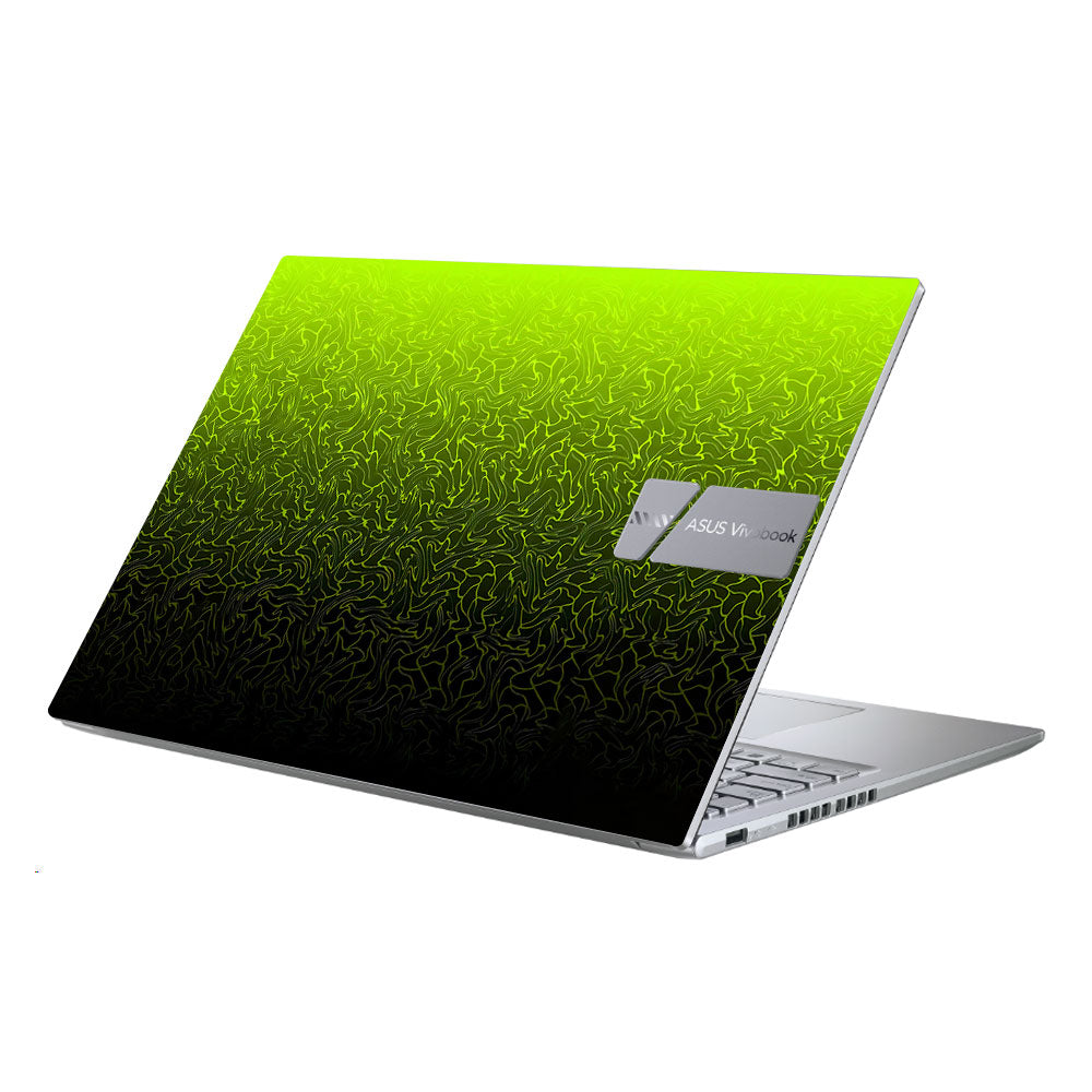 Lime Yellow to Black Gradient Asus Vivobook X1605ZA Laptop Skin