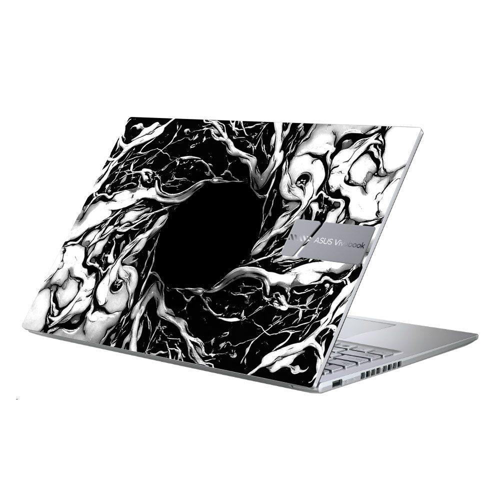 Spiderman Web Black Asus Vivobook X1605ZA Laptop Skin