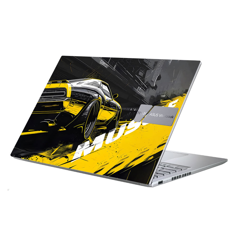 Black Muscle Asus Vivobook X1605ZA Laptop Skin