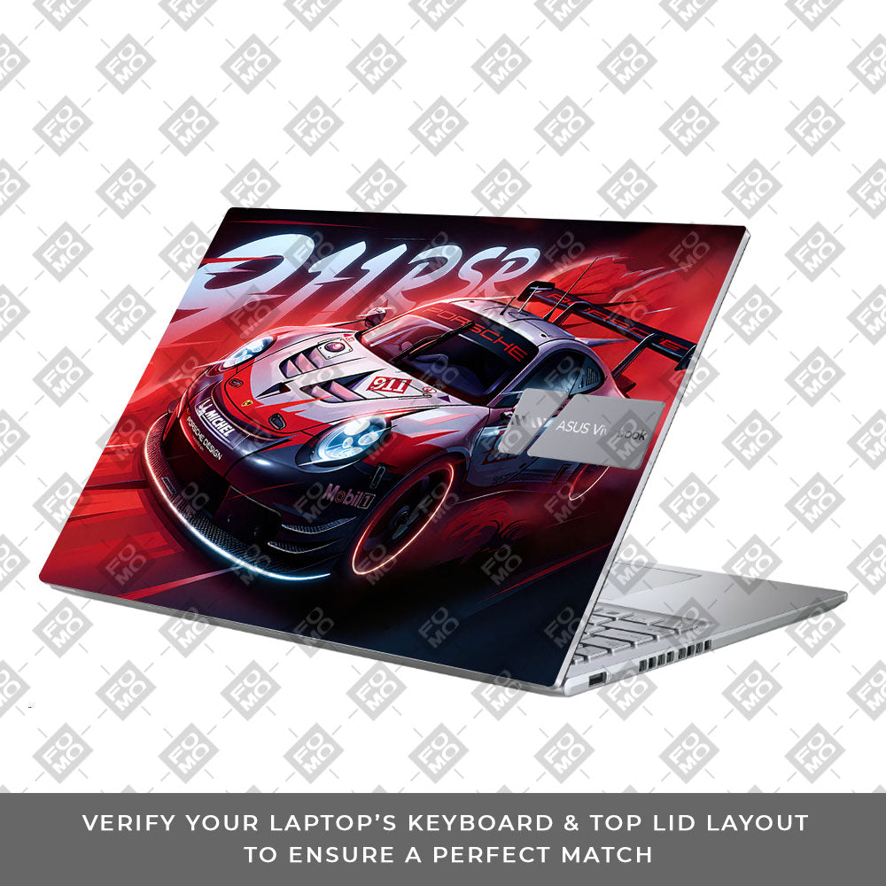 Porsche 911 RSR Asus Vivobook X1605ZA Laptop Skin