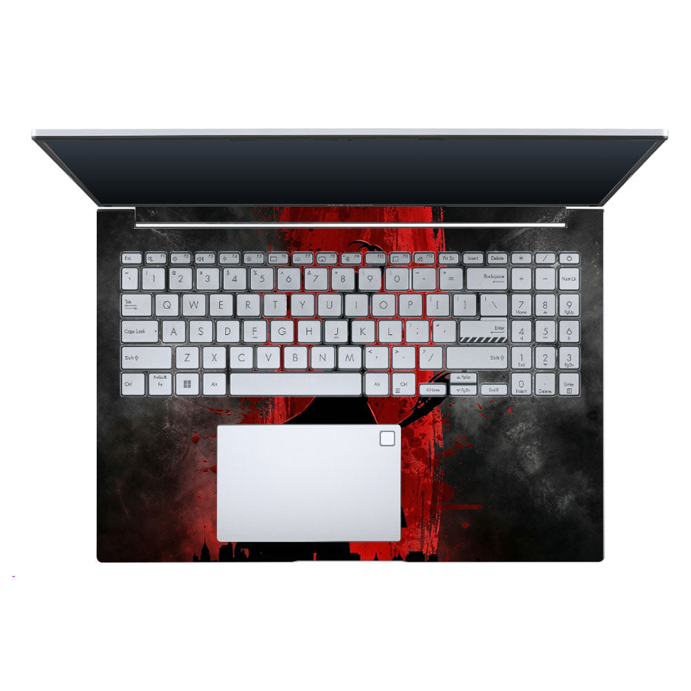 Loki Silhouette Red Strike Asus Vivobook 16 X1605V Laptop Skin