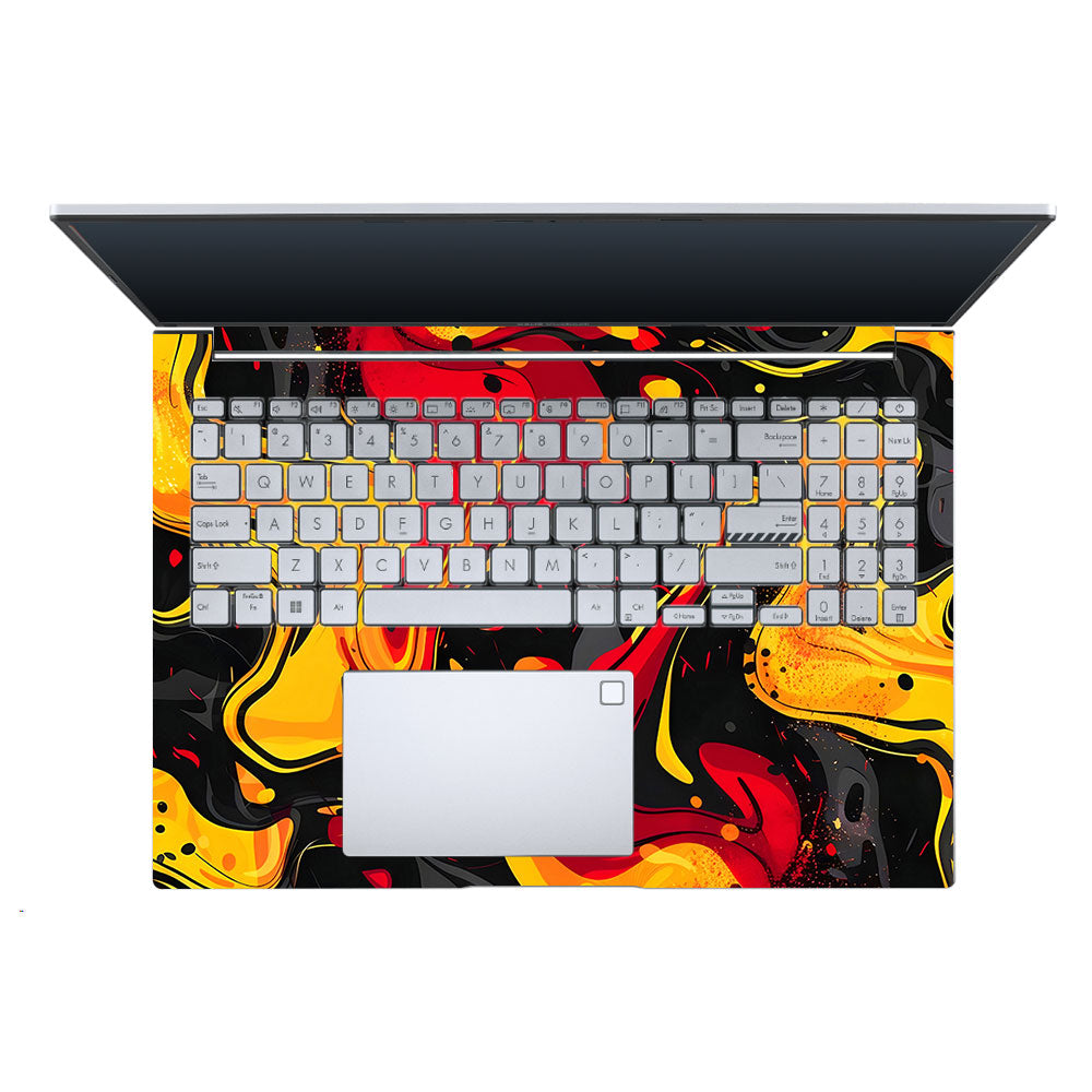 Lava Burst Asus Vivobook X1605ZA Laptop Skin