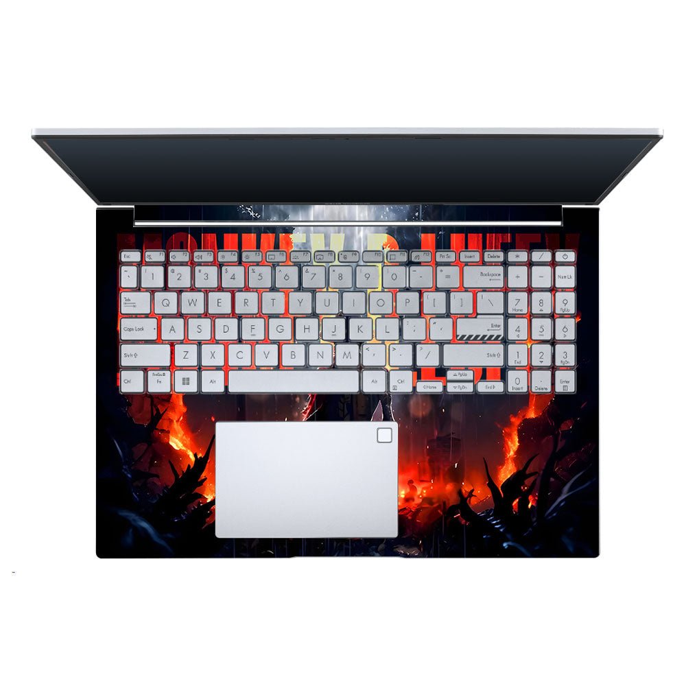 Monkey D. Luffy Blazing Red Asus Vivobook X1605ZA Laptop Skin