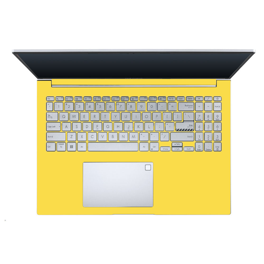 Textured Yellow Asus Vivobook X1605ZA Laptop Skin