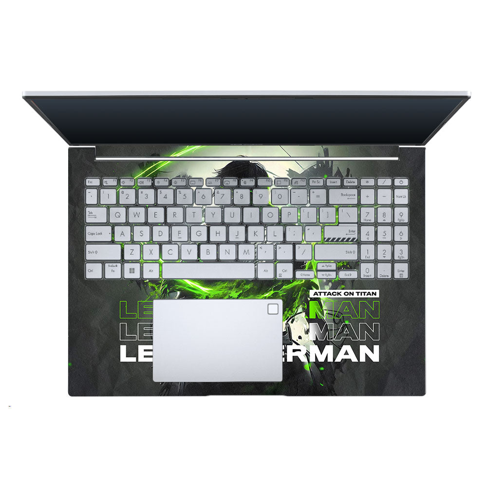 Levi Ackerman Neon Fury Asus Vivobook X1605ZA Laptop Skin