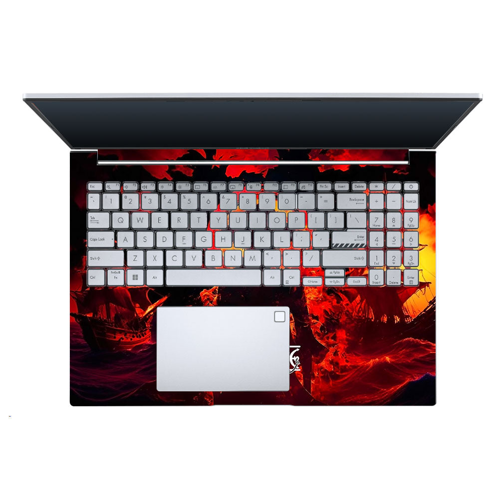 Luffy's Burning Tide Asus Vivobook 16 X1605V Laptop Skin
