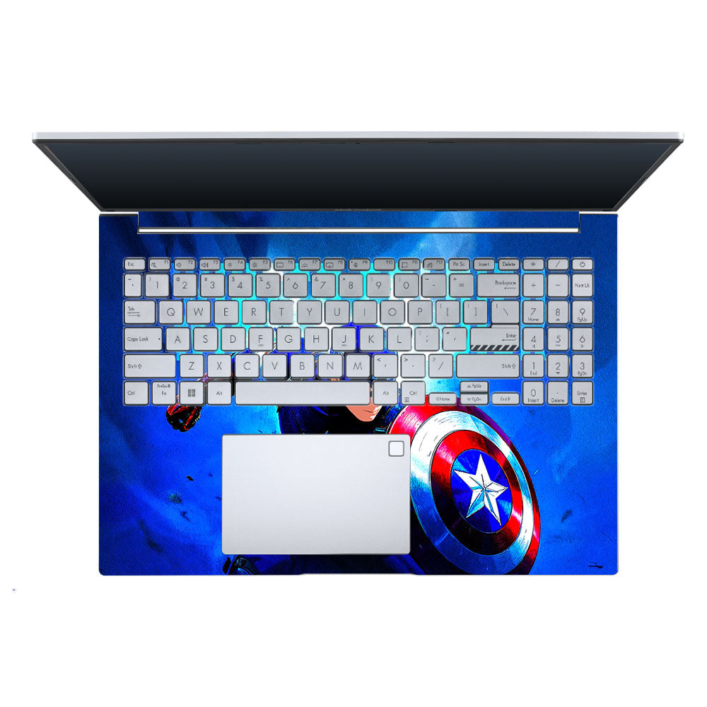 Shield of Justice Captain America Asus Vivobook X1605ZA Laptop Skin
