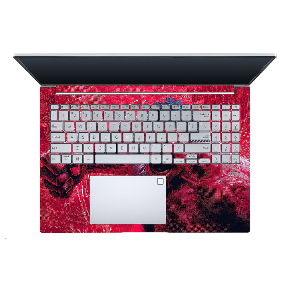 Gamma Rage Red Hulk Asus Vivobook 16 X1605V Laptop Skin