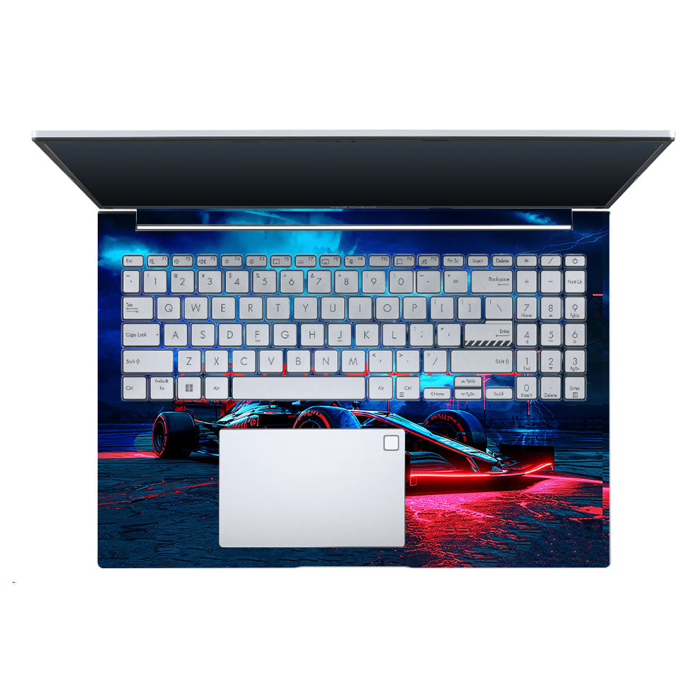 Fututristic Formula 1 Asus Vivobook 16 X1605V Laptop Skin