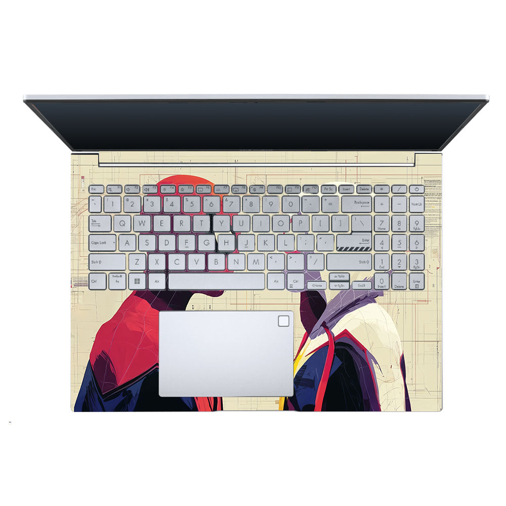 Spider Man X Spider Gwen Asus Vivobook X1605ZA Laptop Skin