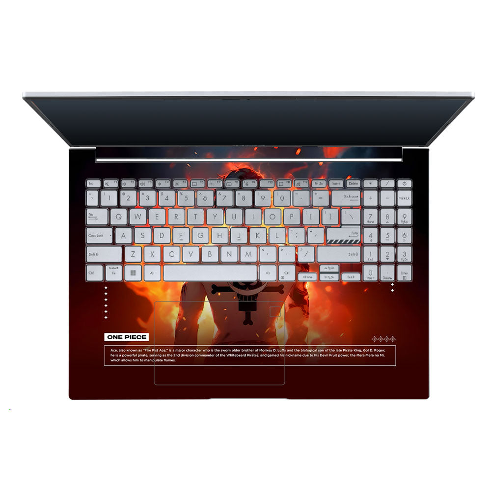 Fire Fist Ace Asus Vivobook X1605ZA Laptop Skin
