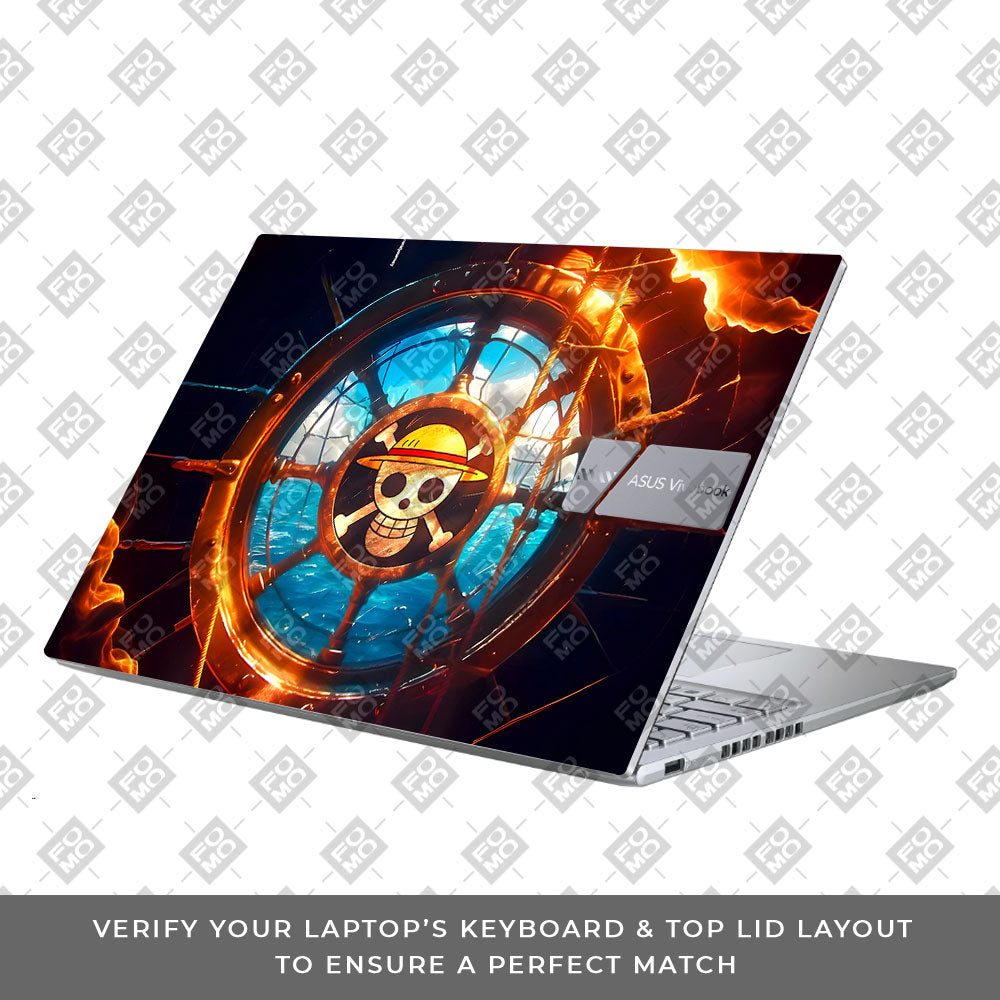 Straw Hat Pirates Emblem Asus Vivobook X1605ZA Laptop Skin