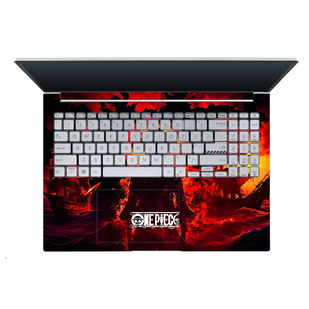 Luffy's Burning Tide Asus Vivobook X1605ZA Laptop Skin