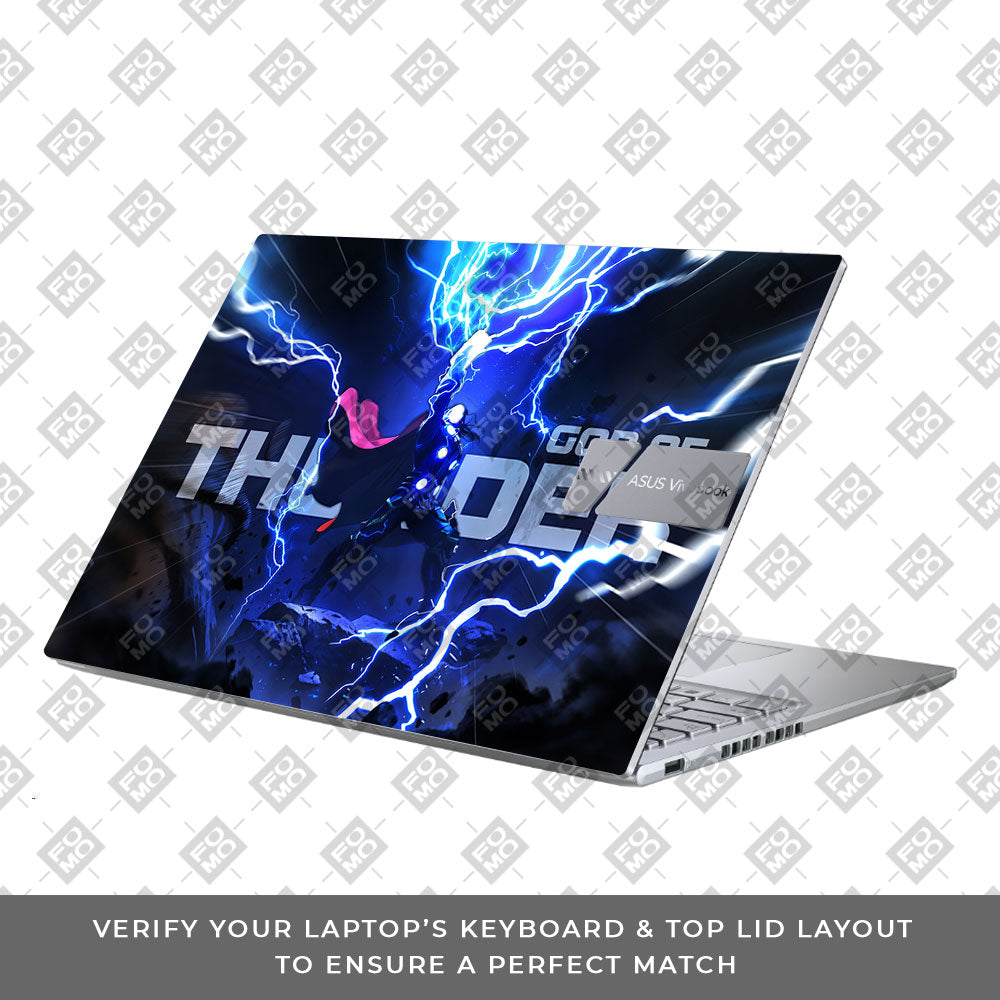 Thor God of Thunder Asus Vivobook X1605ZA Laptop Skin