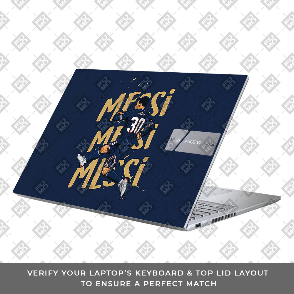 Messi Motion Masterpiece Asus Vivobook X1605ZA Laptop Skin
