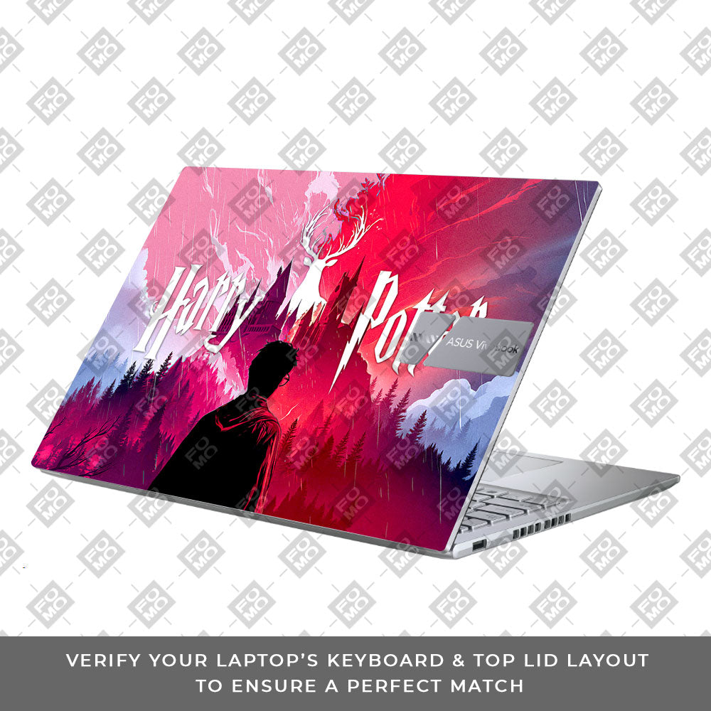 Harry Potter Magical Hogwarts Asus Vivobook X1605ZA Laptop Skin