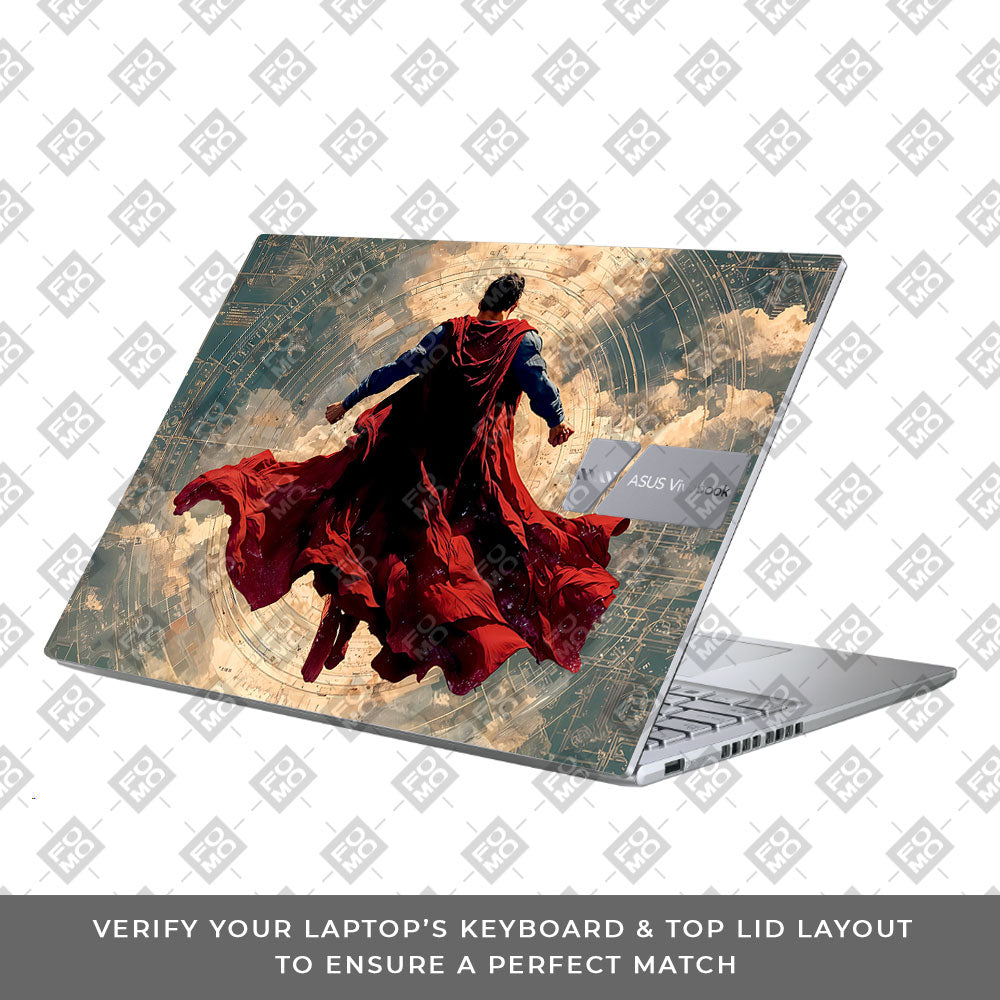 Superman Ascends Asus Vivobook X1605ZA Laptop Skin