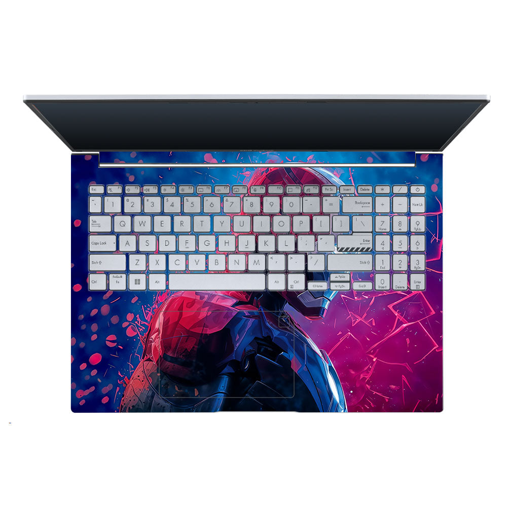 Iron Man Neon Tech Asus Vivobook X1605ZA Laptop Skin
