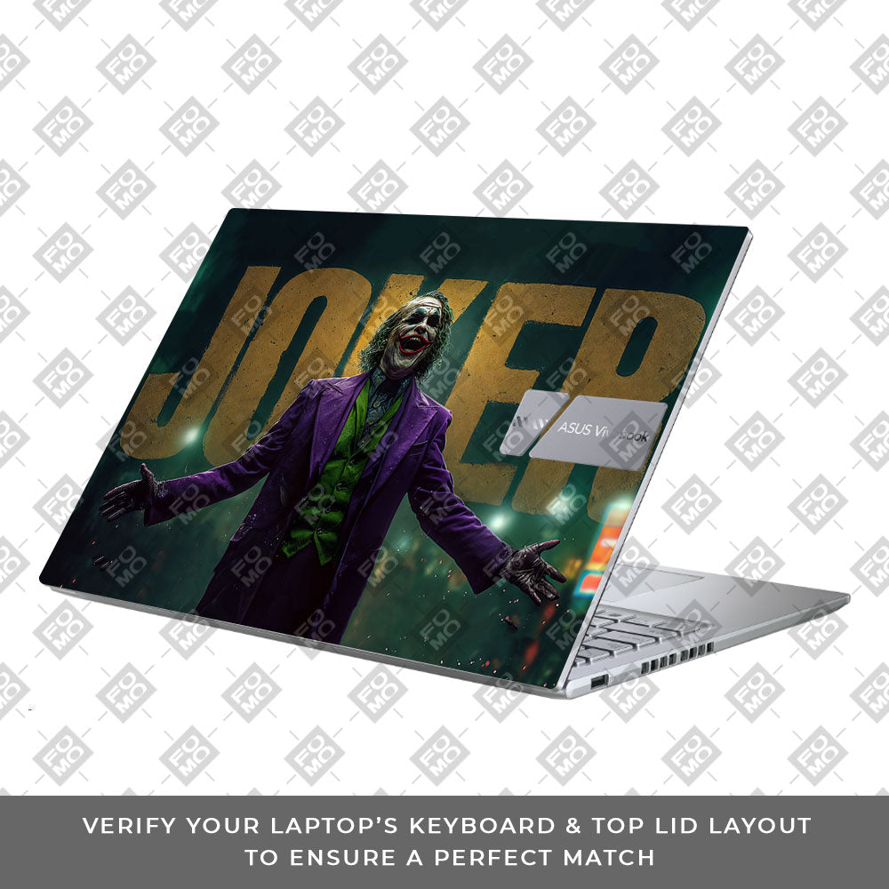 The Joker Chaos Asus Vivobook X1605ZA Laptop Skin