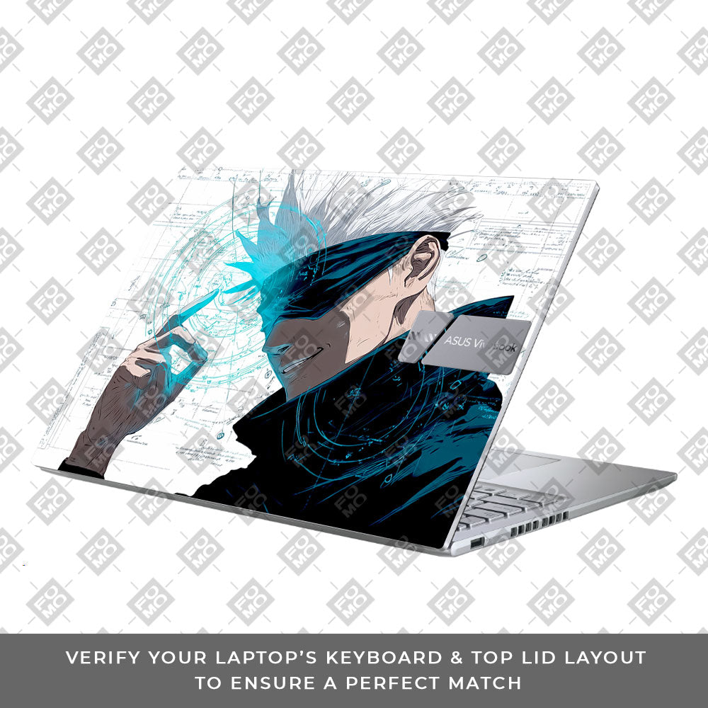 Gojo Satoru Power Asus Vivobook X1605ZA Laptop Skin