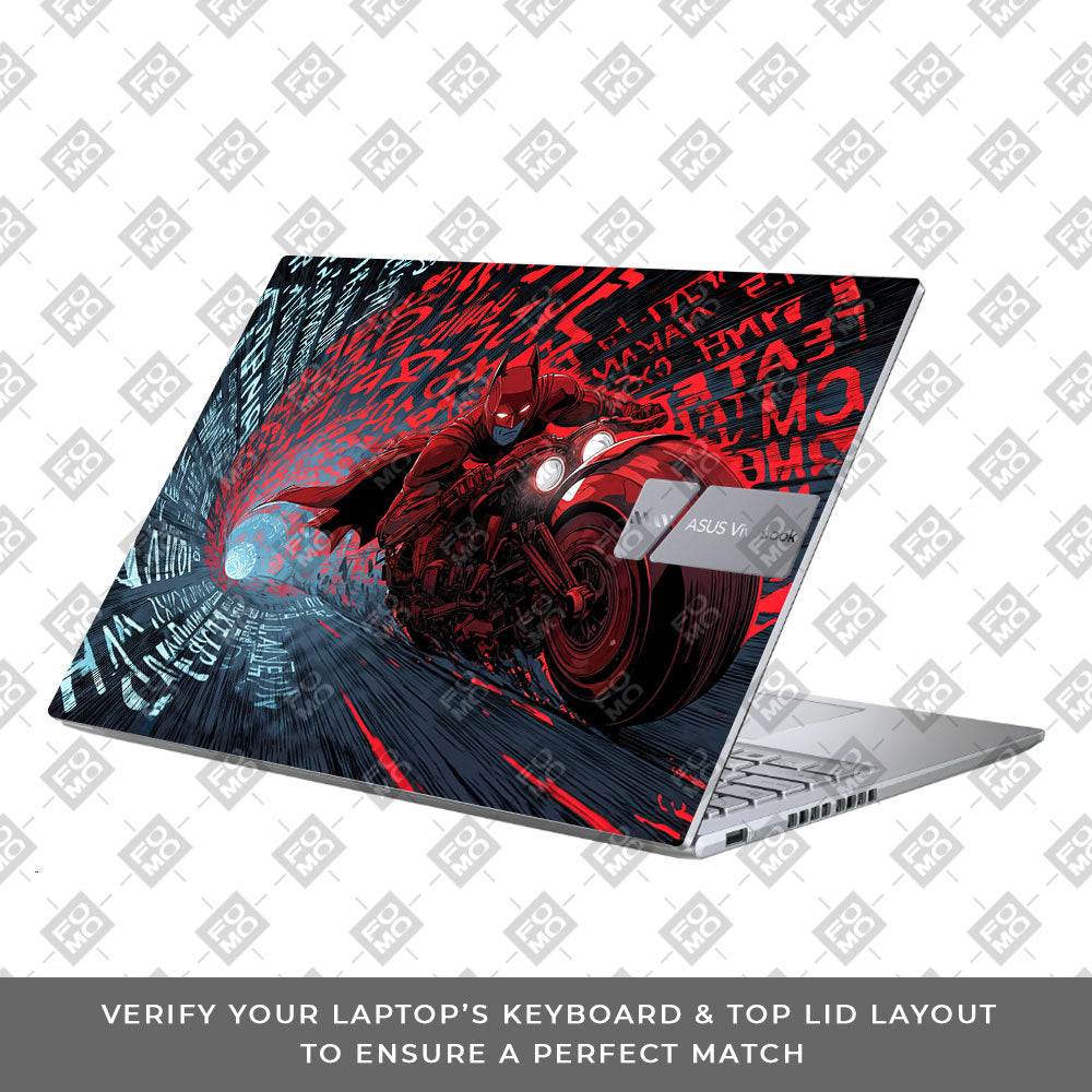 Dark Knight Overdrive Asus Vivobook 16 X1605V 3D Laptop Skin