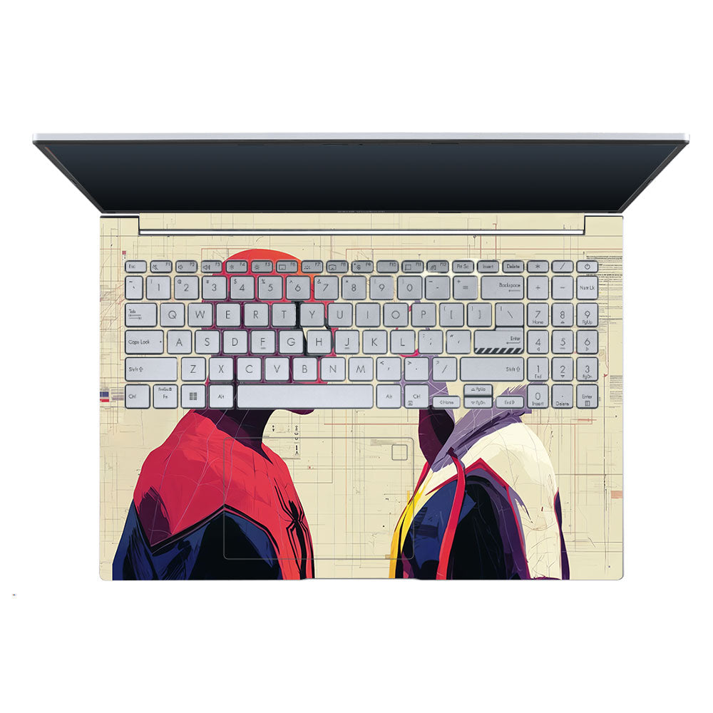 Spider Man X Spider Gwen Asus Vivobook X1605ZA Laptop Skin