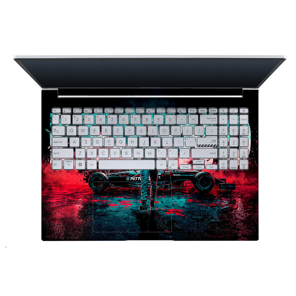 F1 Legend Racer Asus Vivobook X1605ZA Laptop Skin