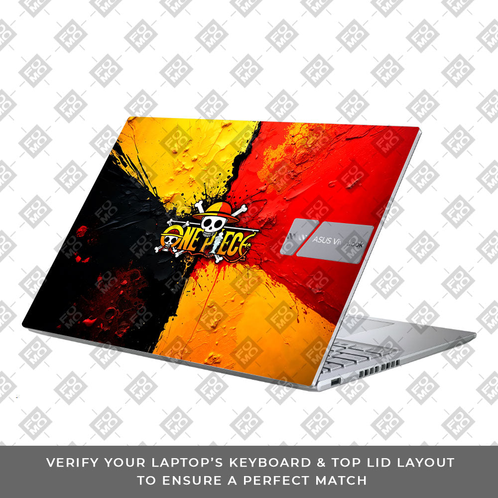 One Piece Paint Splash Asus Vivobook X1605ZA Laptop Skin