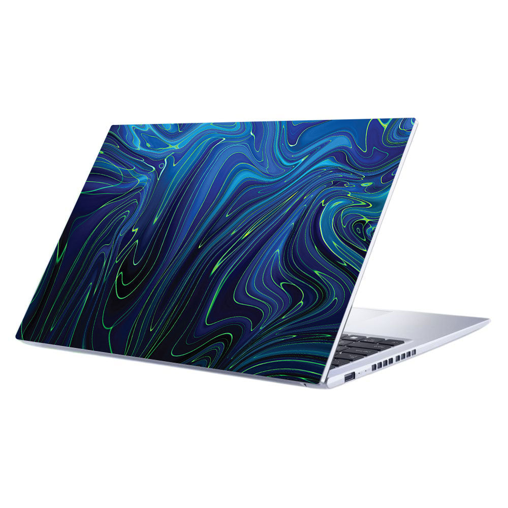 Cobalt Liquid Design Asus Vivobook 15 X1502ZA Laptop Skin