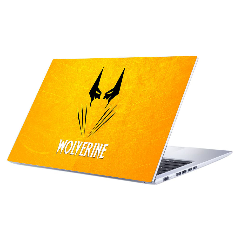 Wolverine with Yellow Background Asus Vivobook 15 X1502ZA Laptop Skin
