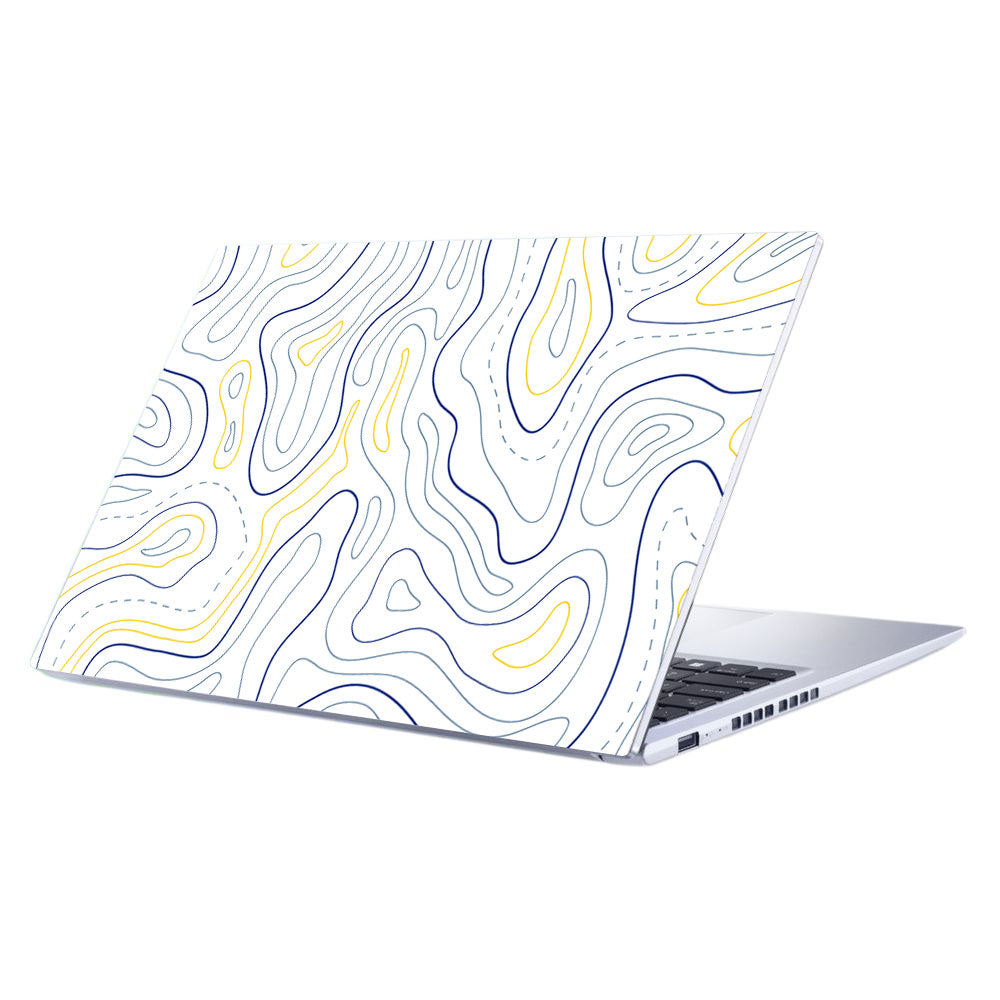 Minimalist Colorful Contours Asus Vivobook 15 X1502ZA Laptop Skin