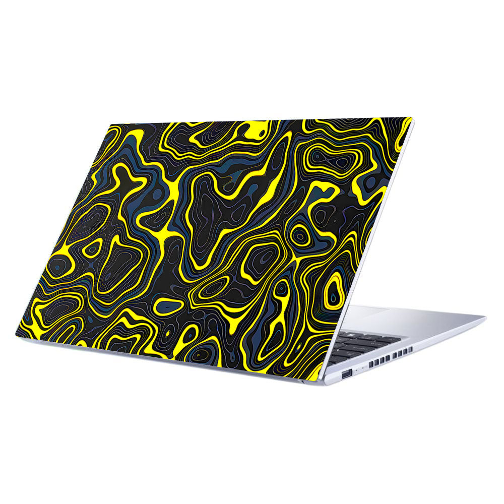 Neon Lava Contours Asus Vivobook 15 X1502ZA Laptop Skin
