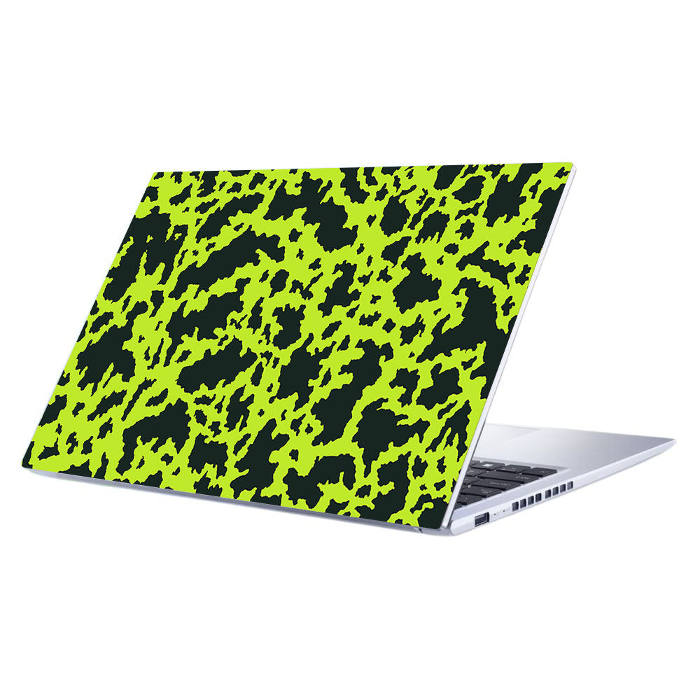 Neon Green Splatter Camo Asus Vivobook 15 X1502ZA Laptop Skin