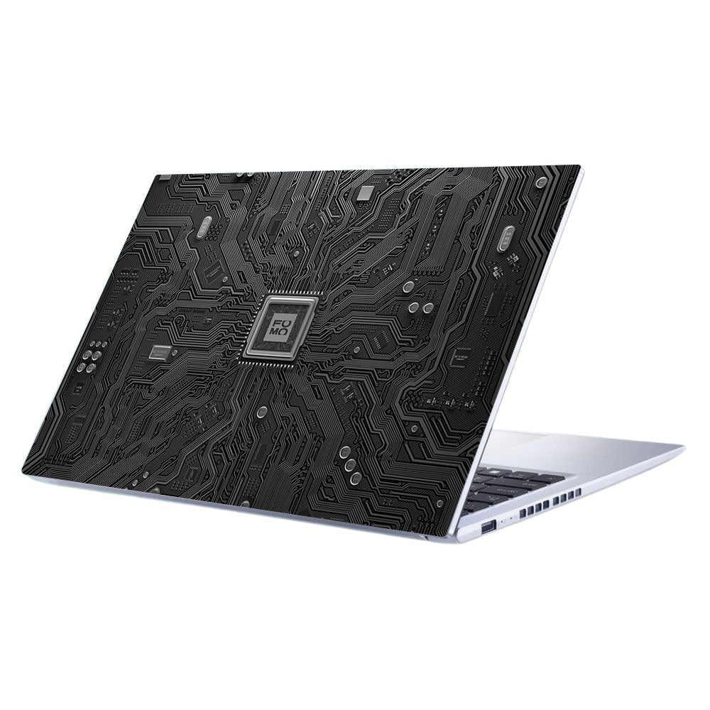 FOMO Circuit Dark Mode Asus Vivobook 15 X1502ZA Laptop Skin