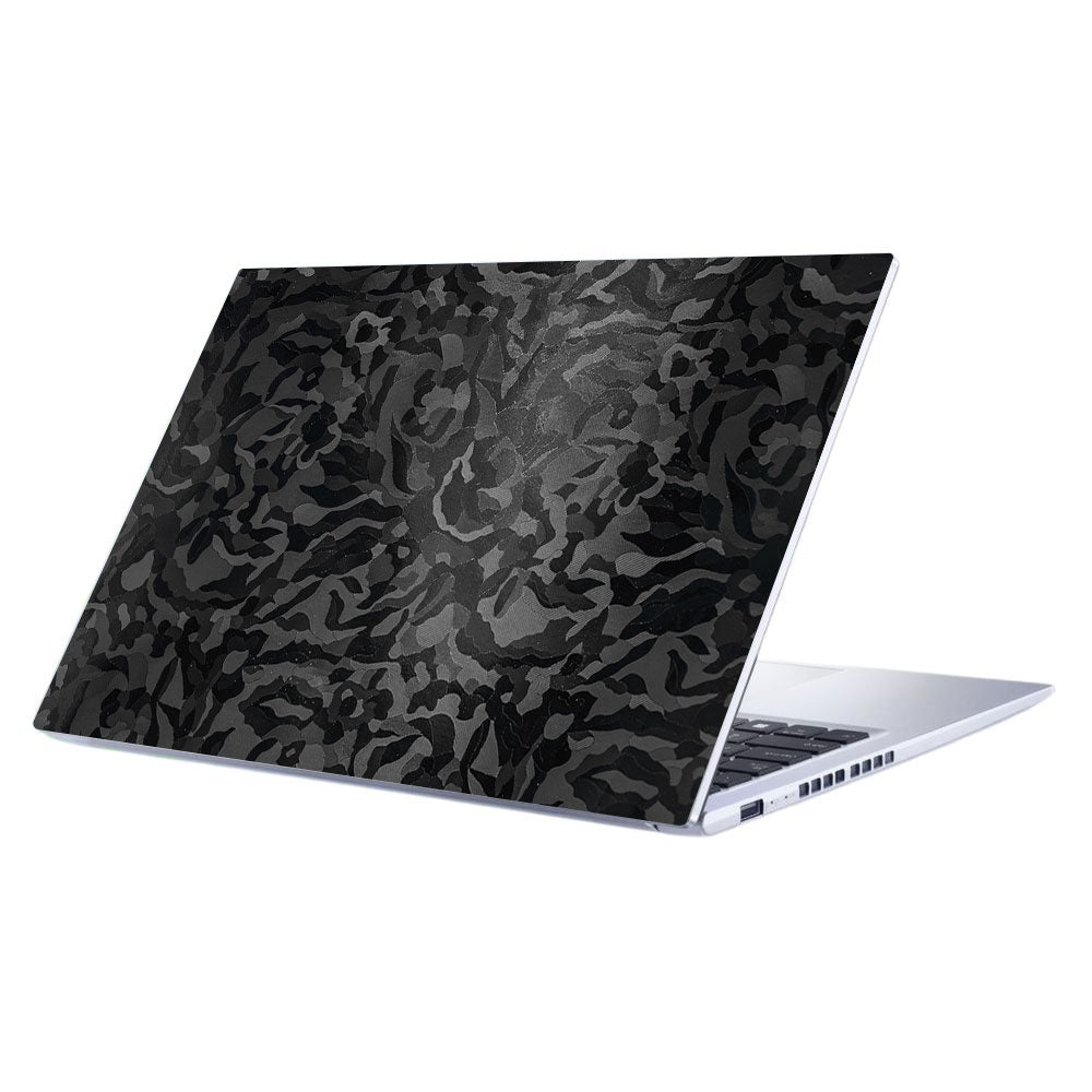 Textured Black Camouflage Asus Vivobook 15 X1502ZA Laptop Skin