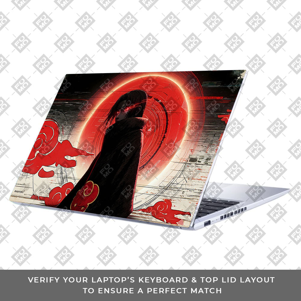Itachi Uchiha Mark of the Akatsuki Asus Vivobook 15 X1502ZA Laptop Skin